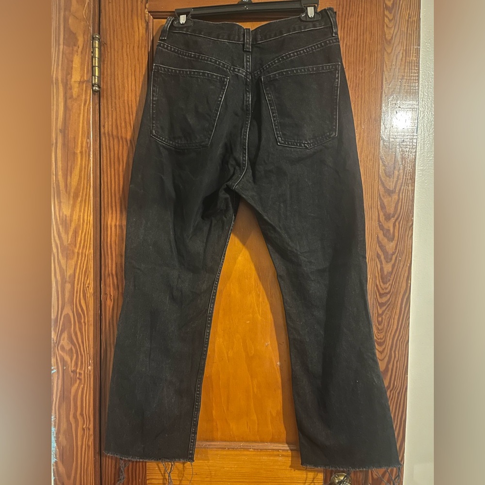 Zara Women's Black Straight/wide leg jeans - Picture 3 of 9